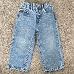 Zara Studded Straight Jeans